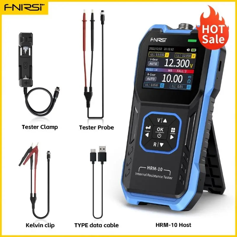 FNIRSI HRM-10 Batterietester für Spannung und Innenwiderstand – Produktbild 8
